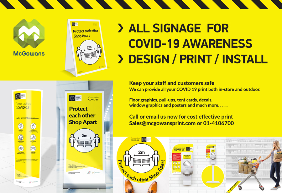 Corona Virus Printing, Covid19 Floor Graphics